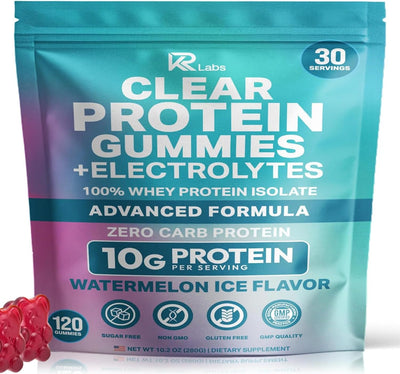 Watermelon Clear Whey Protein Gummies – 300g Total