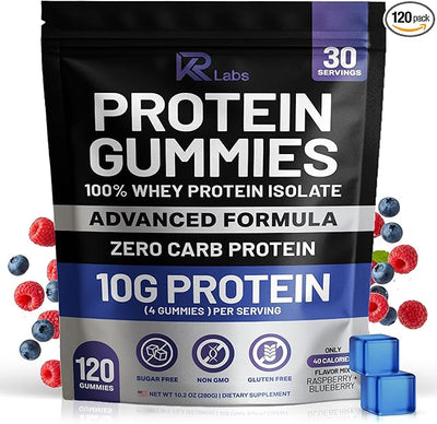 Zero Carb Whey Isolate Protein Gummies